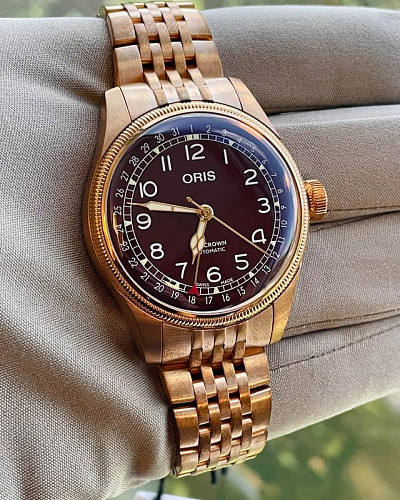 Oris Big Crown Bronze Pointer Date 01 754 7741 3168-07 8 20 01